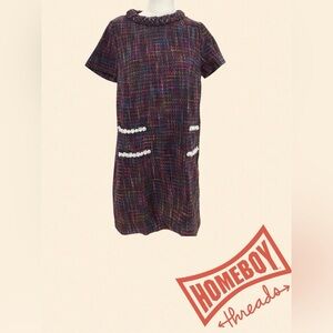 Tuckernuck Cameron Wimberly Southern Charm Tweed Shift W Pearl Pockets